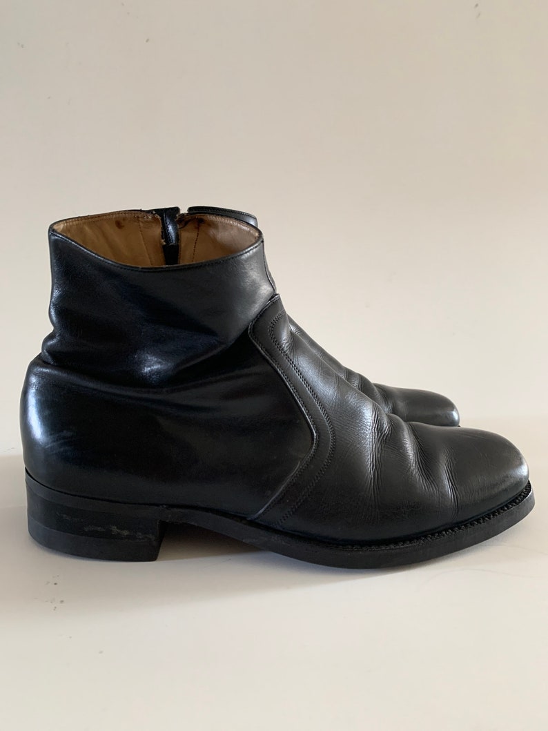 Vintage Florsheim Leather Beatle Boots Size 8 - Etsy