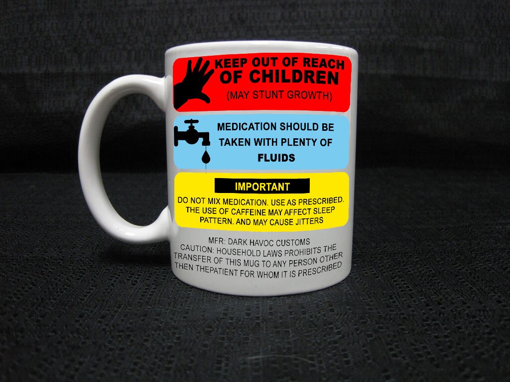 Personalized Prescription Coffee Mug RX Coffee Mug Dr. Mug Etsy