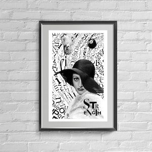 Kraft Tarot Karte Poster • Individuelles Kunstwerk