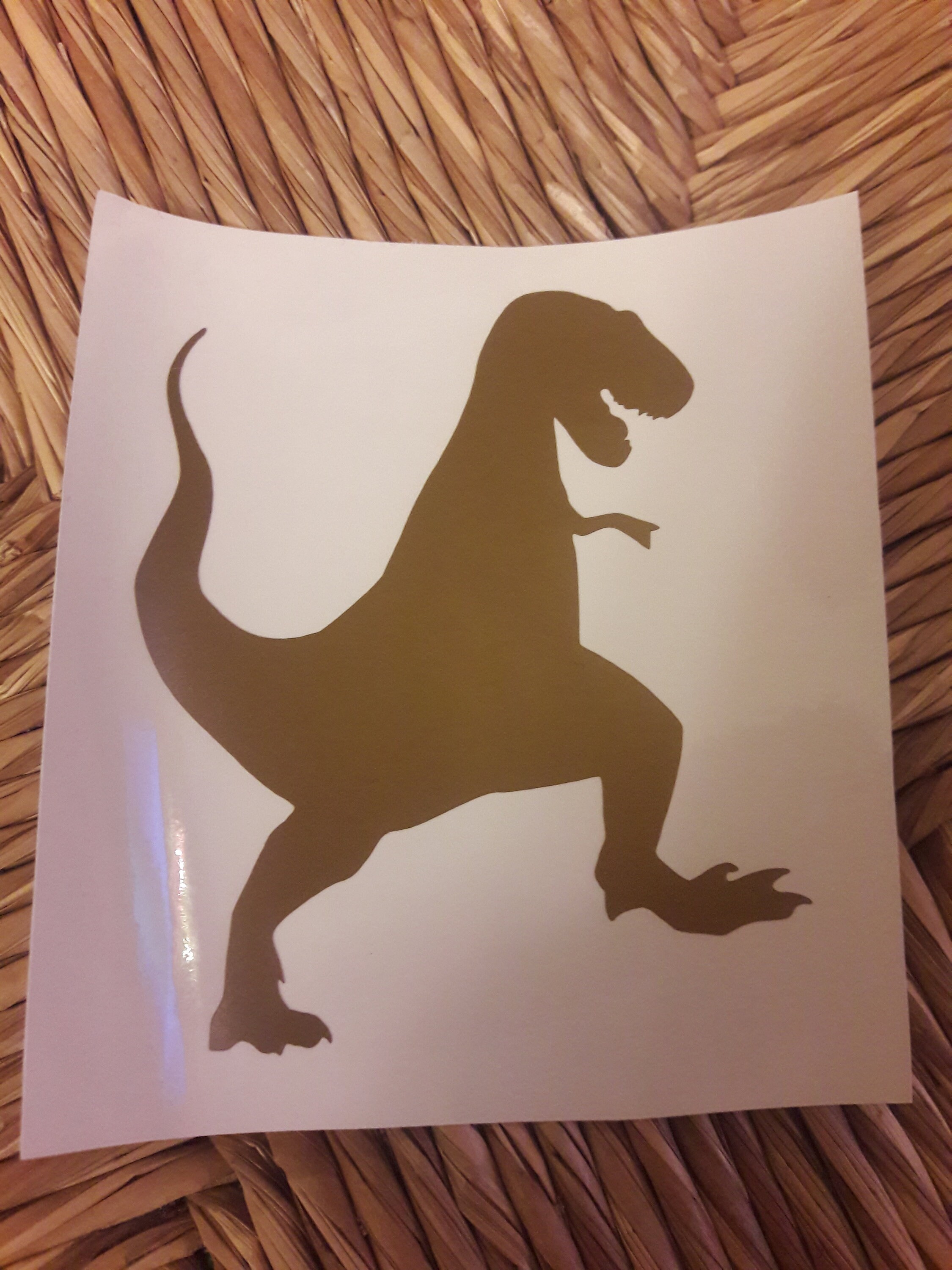 Car decal trex dinosaur Etsy