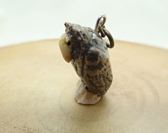 Ceramic California Condor Pendant Top Porcelain California Condor Netsuke