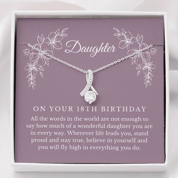 18th Birthday Necklace for Daughter 18th Birthday Gift for - Etsy België