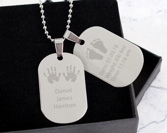 Personalised Photo Printed,Photo/Text engraved Hi quality Dogtag Pendent UK made 