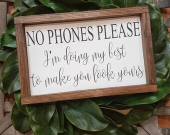 No cell phone sign | Etsy