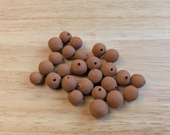 Wild clay beads - Terracotta