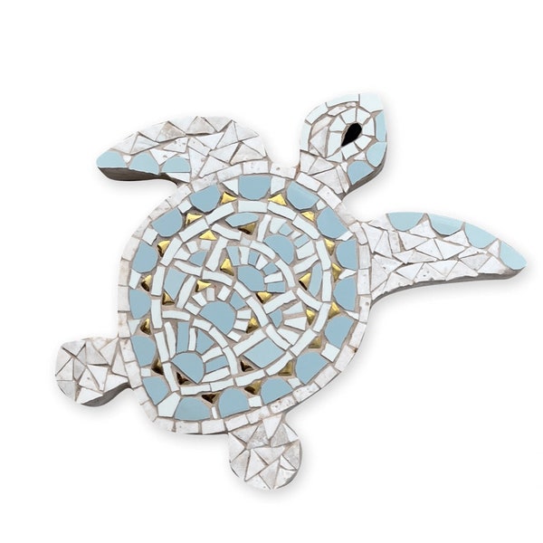 Turtle Mosaic Tile Etsy