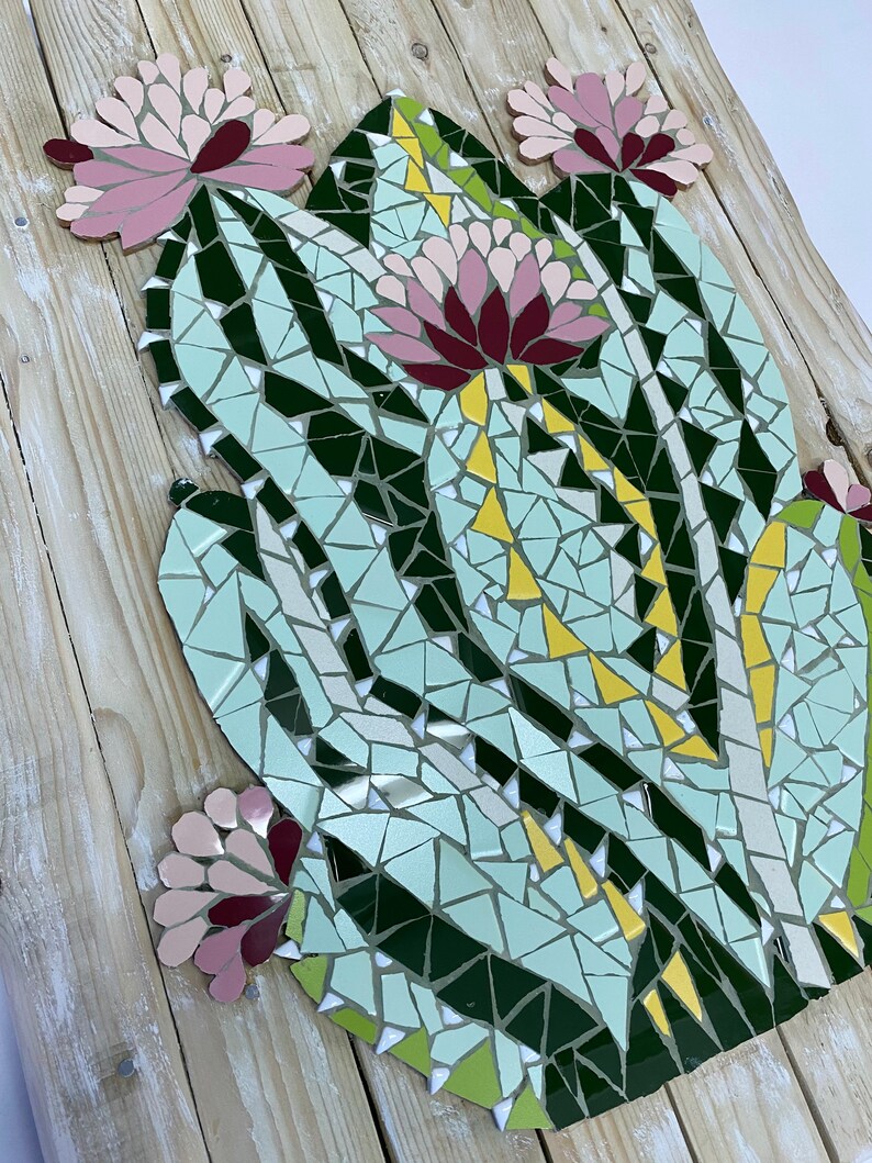 Cactus Wall Art / Mosaic Wall Art / Mosaic Home Art Etsy