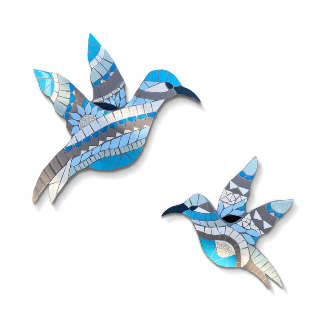 Turquoise Ceramic Wall Art Ceramic Bird Wall Decor Ceramic Etsy