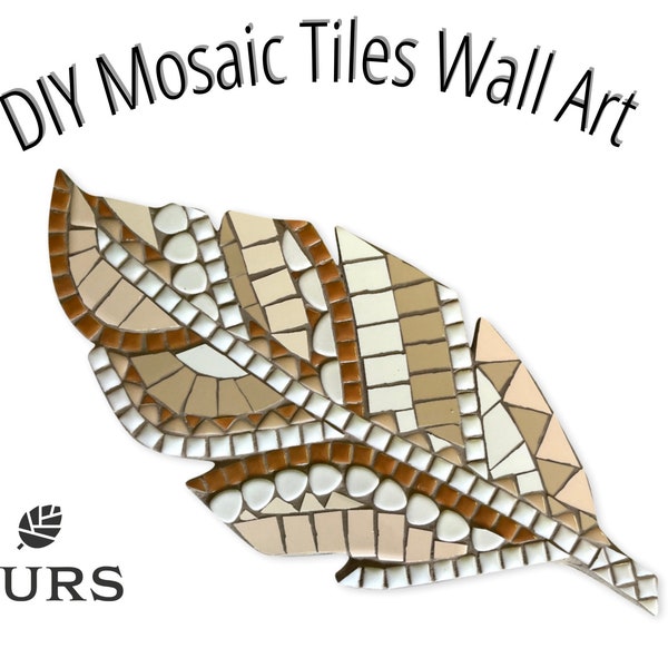 Carreaux de mosaïque DIY, Kit d’artisanat pour adultes, Kit de poterie DIY, Art de plumes de mosaïque, Cadeaux d’art pour adultes, Boîtes d’artisanat, Kits d’activités pour adultes