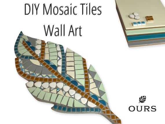 Mosaic Craft Kits for Adults,Mountain Range Glass Mosaic DIY Kit, DIY  Mosaic Kits for Adults, Stain Mosaic Kit for Beginners for Statues, Mosaic  Tiles