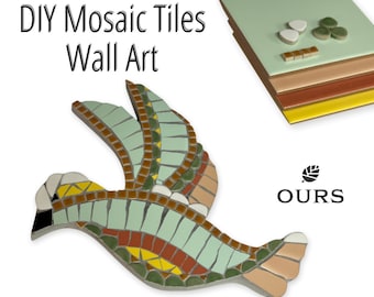 Kit de mosaicos para adultos, Kit de artesanía de mosaico, Suministros de arte de mosaico, Kit de inicio de mosaico, Kit de arte de mosaico, Arte de pared de mosaico de bricolaje, Conjunto de pasatiempos para adultos