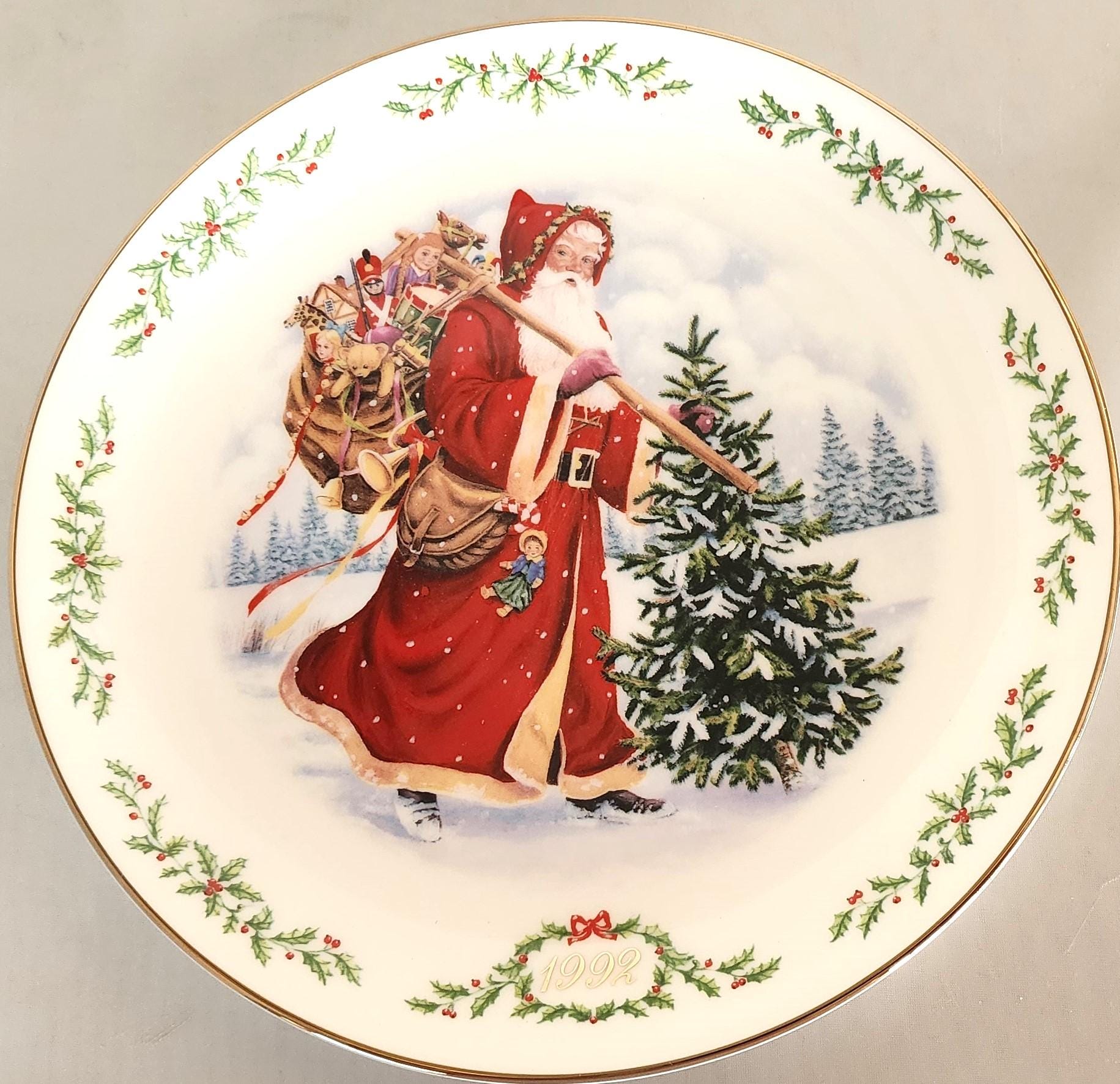 Lenox Christmas Plates - Etsy