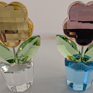 Swarovski Flower Pot - Etsy