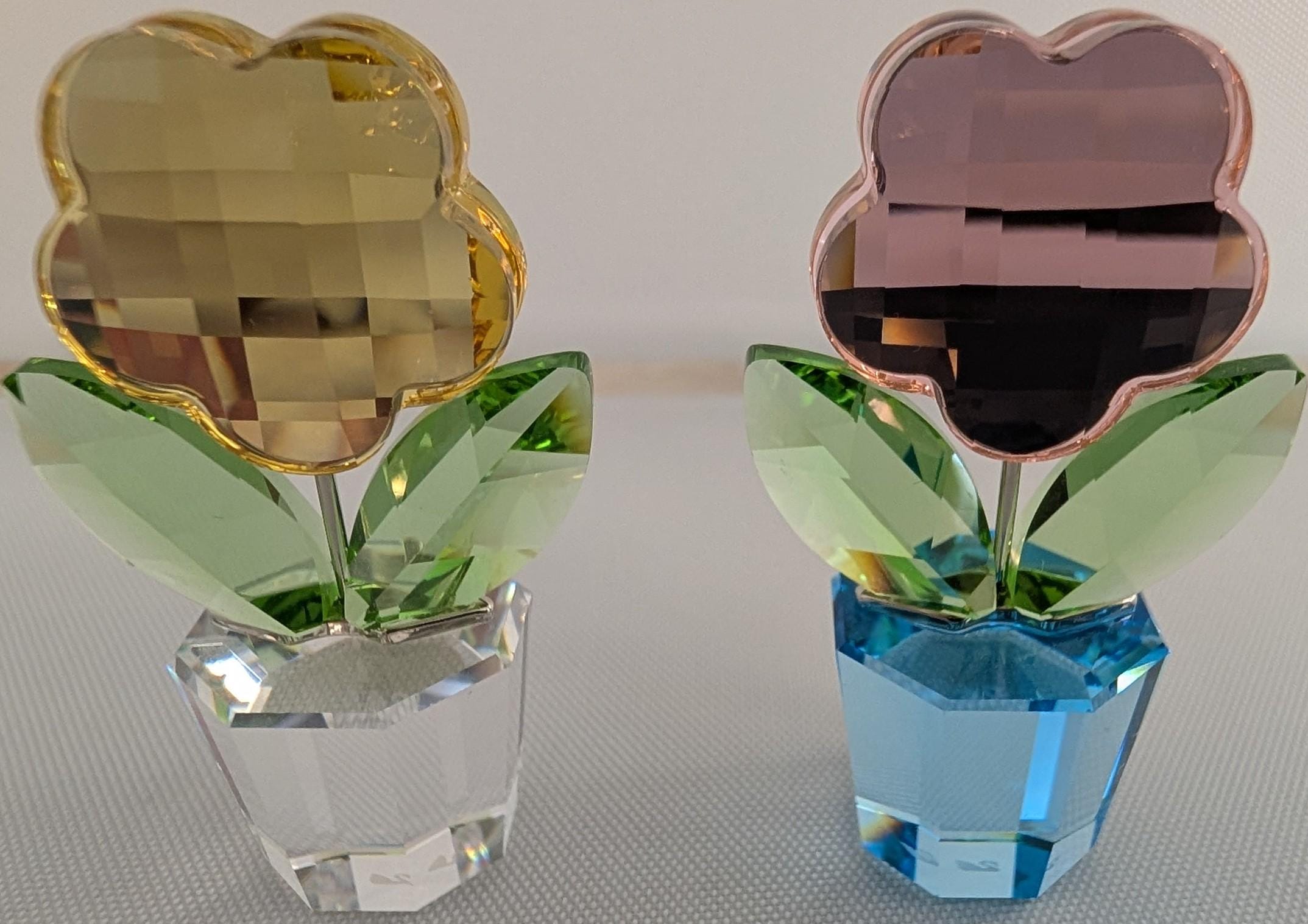 Swarovski Crystal Figurine Flowers in Pot - Etsy