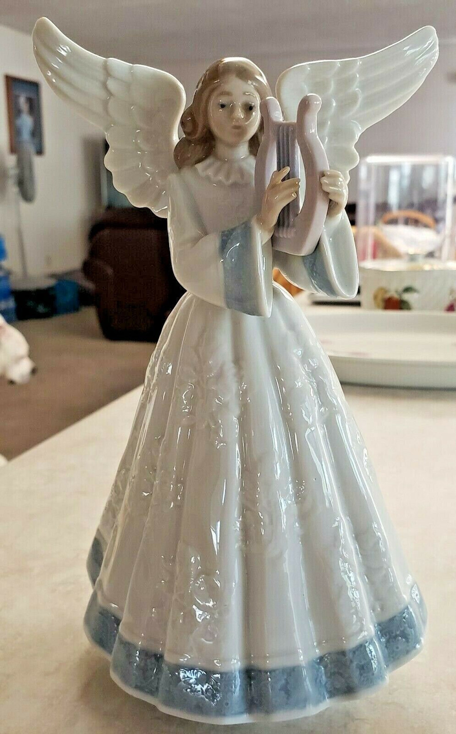 Angel Figurine LLADRO Figurines Porcelain Angel Retired Etsy