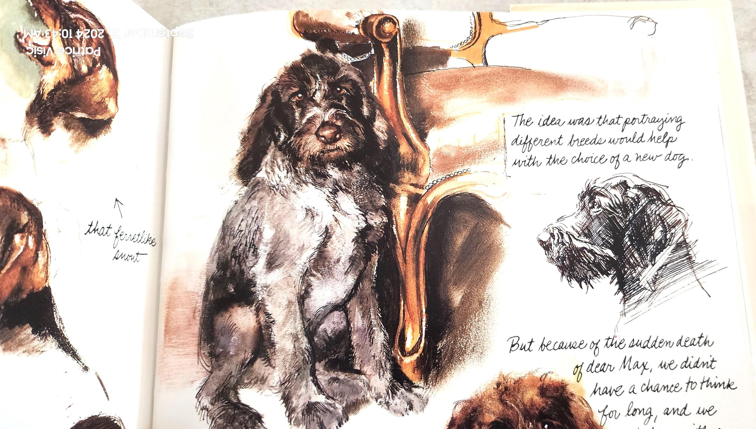 Rien Poortvliet Dogs Hardback Book With Dust Jacket