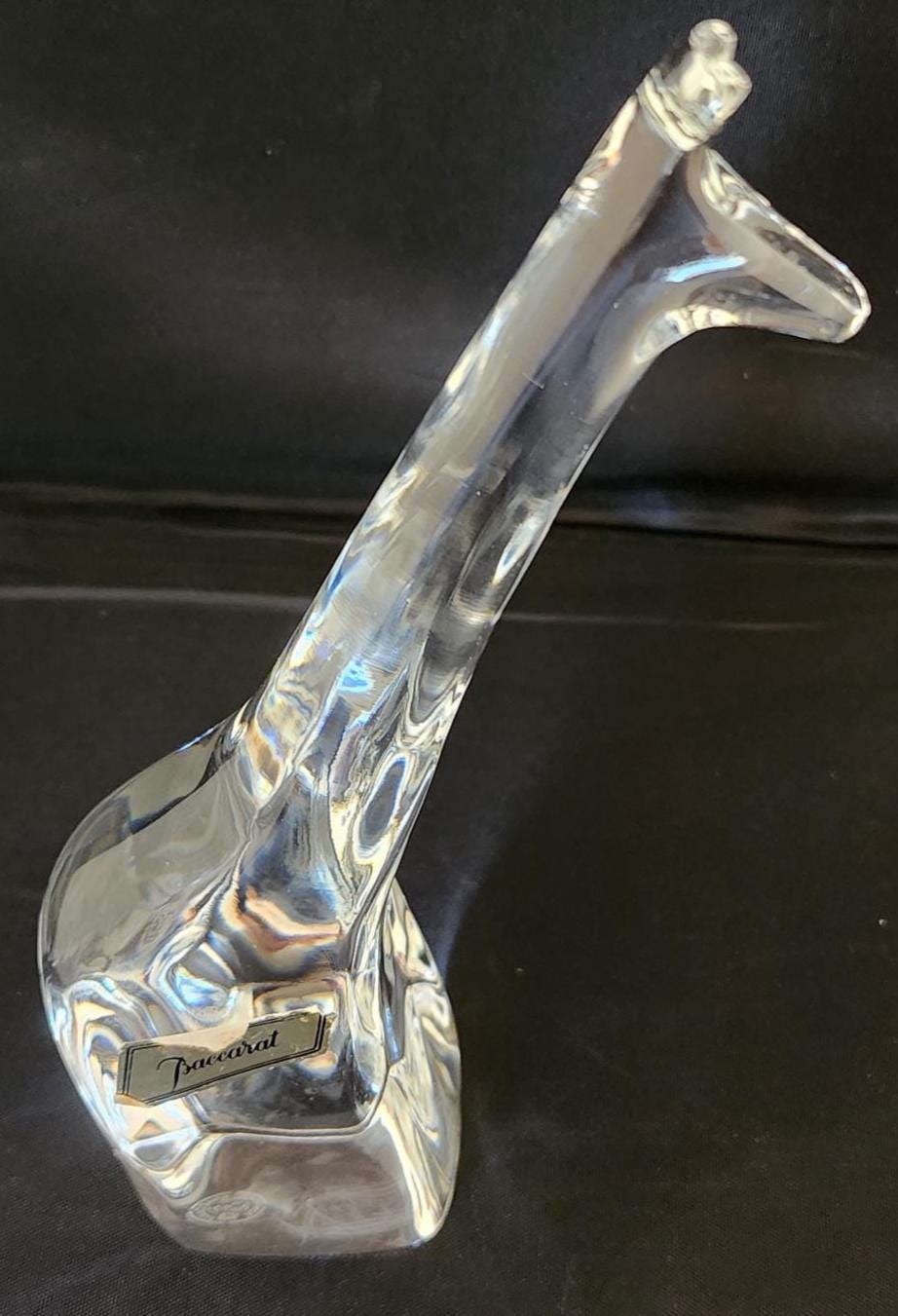 バカラクリスタルのキリンの置物（Loet Vanderveen作） - モダン