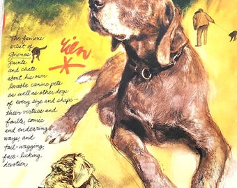Rien Poortvliet Dogs Hardback Book With Dust Jacket