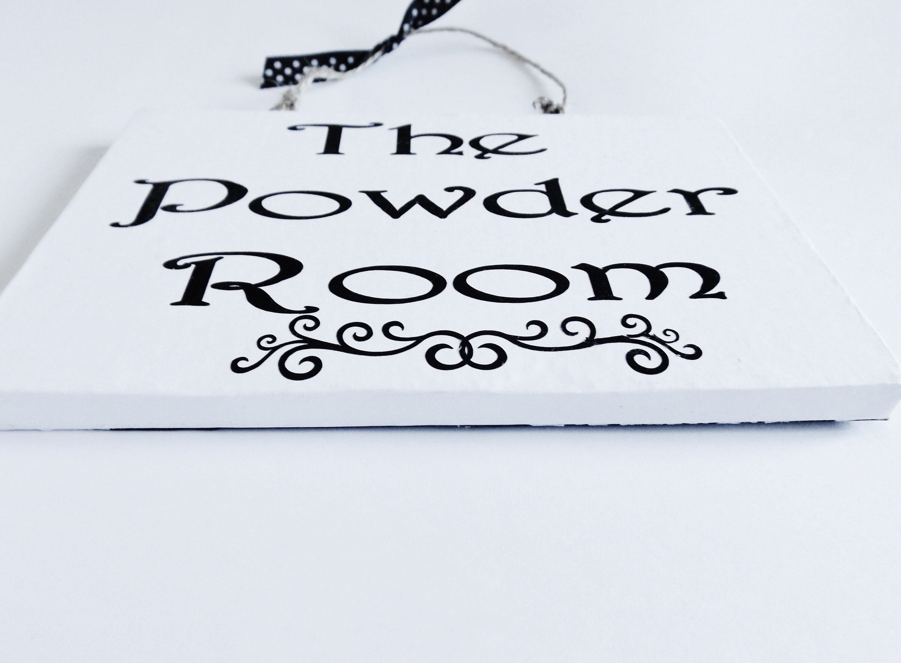 Powder Room Logos Powder Room Door Sign Bathroom Plaque Dressing Room Toilet Home Custom ...