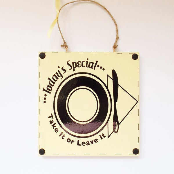 Kitchen Wall Plaque Etsy UK