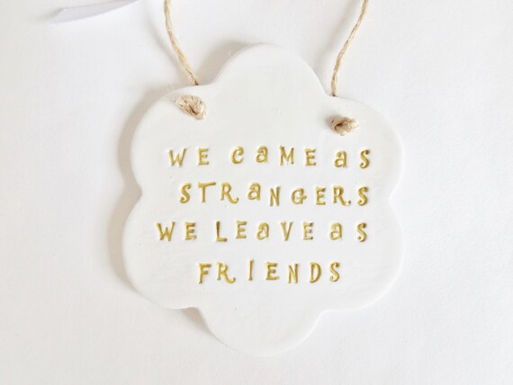 Friends Colleagues Leaving Goodbye Gift Farewell Quote Hanging Etsy