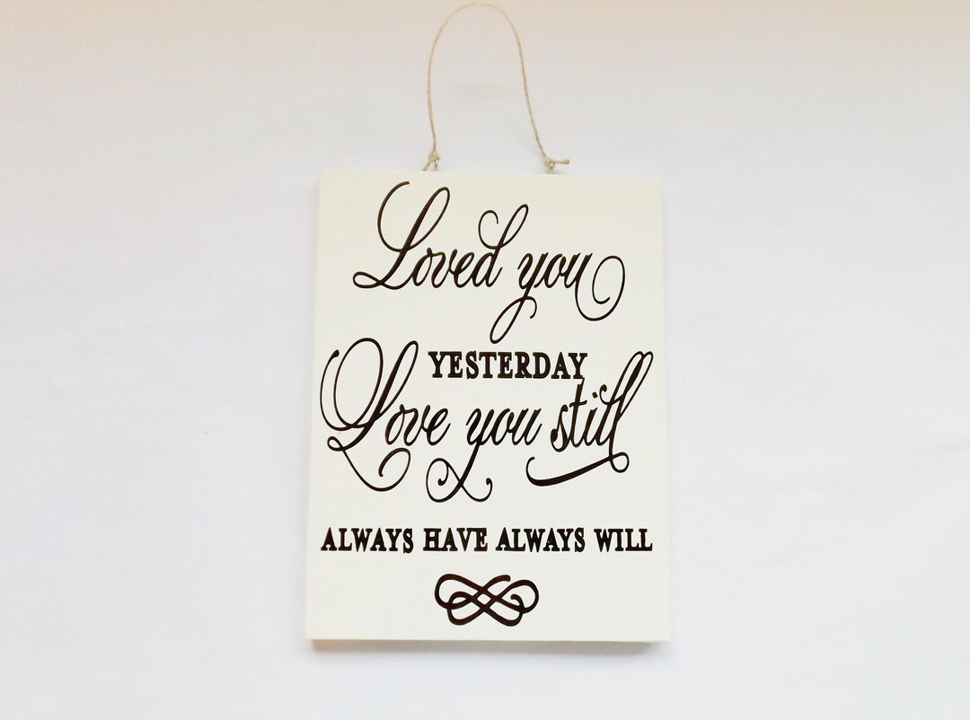 Partner Sentiment Love You Quote Plaque Meaningful Sentiment Phrase Sign Thoughtful ...
