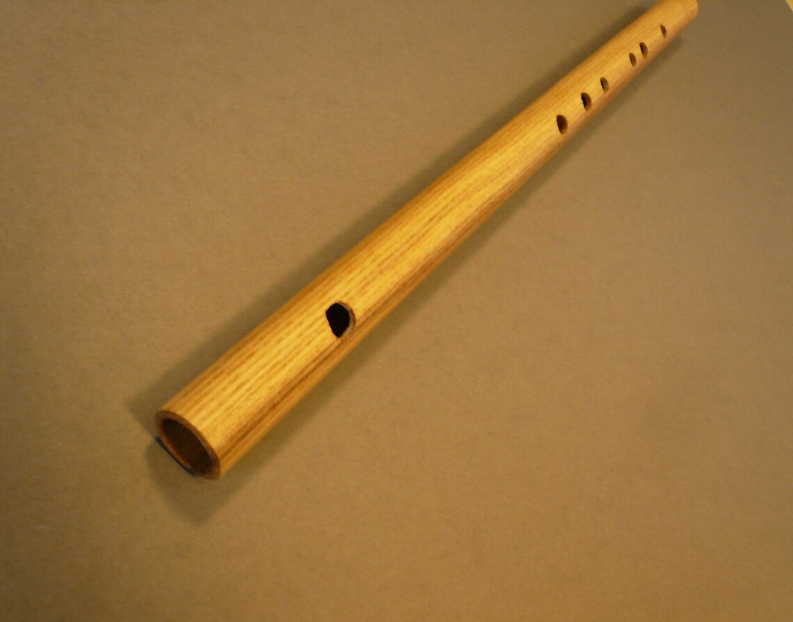 Flauta de madera hecha a mano de madera de fresno Etsy