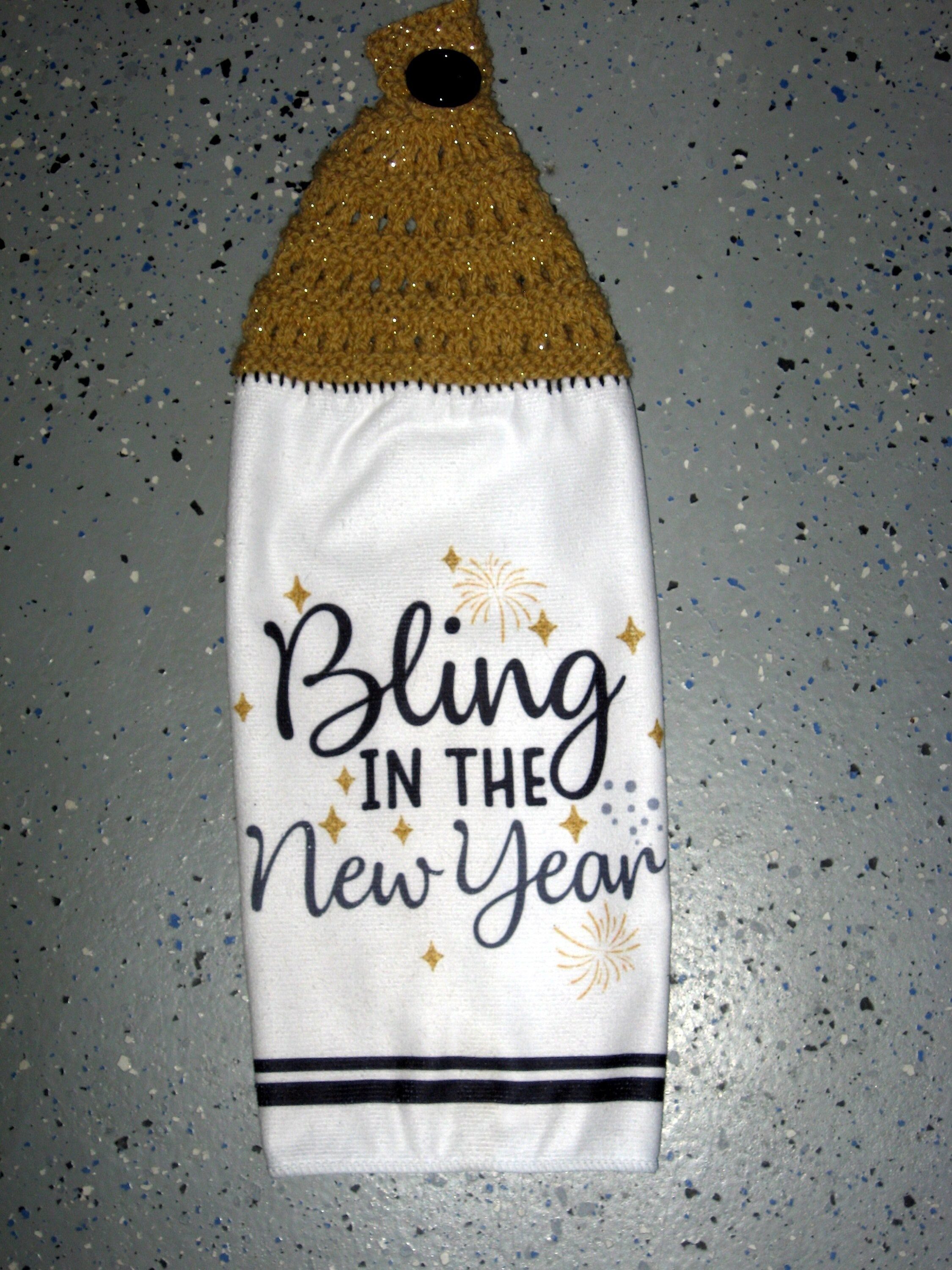 Glitz+Glimmer Silver Rhinestone Plush White 2 Hand Towel 2 Fingertip Set  Holiday