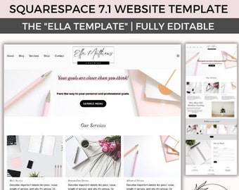 Modello Squarespace, modello di sito Web, modello di sito Web Squarespace, Squarespace 7.1, blog, modello Squarespace 71, crea un sito Web