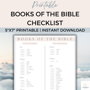 Books of the Bible Tracker PNG, Books of the Bible printable, Bible study printable, Bible reading tracker, bible chapter checklist