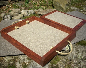 Serving Tray / Trivet Companion Set Rustic Charm Reclaimed Wood Repurposed