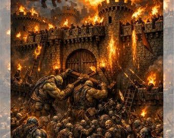Castle Siege Printable Art