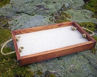Serving Tray Rustic Charm Reclaimed Wood Repurposed