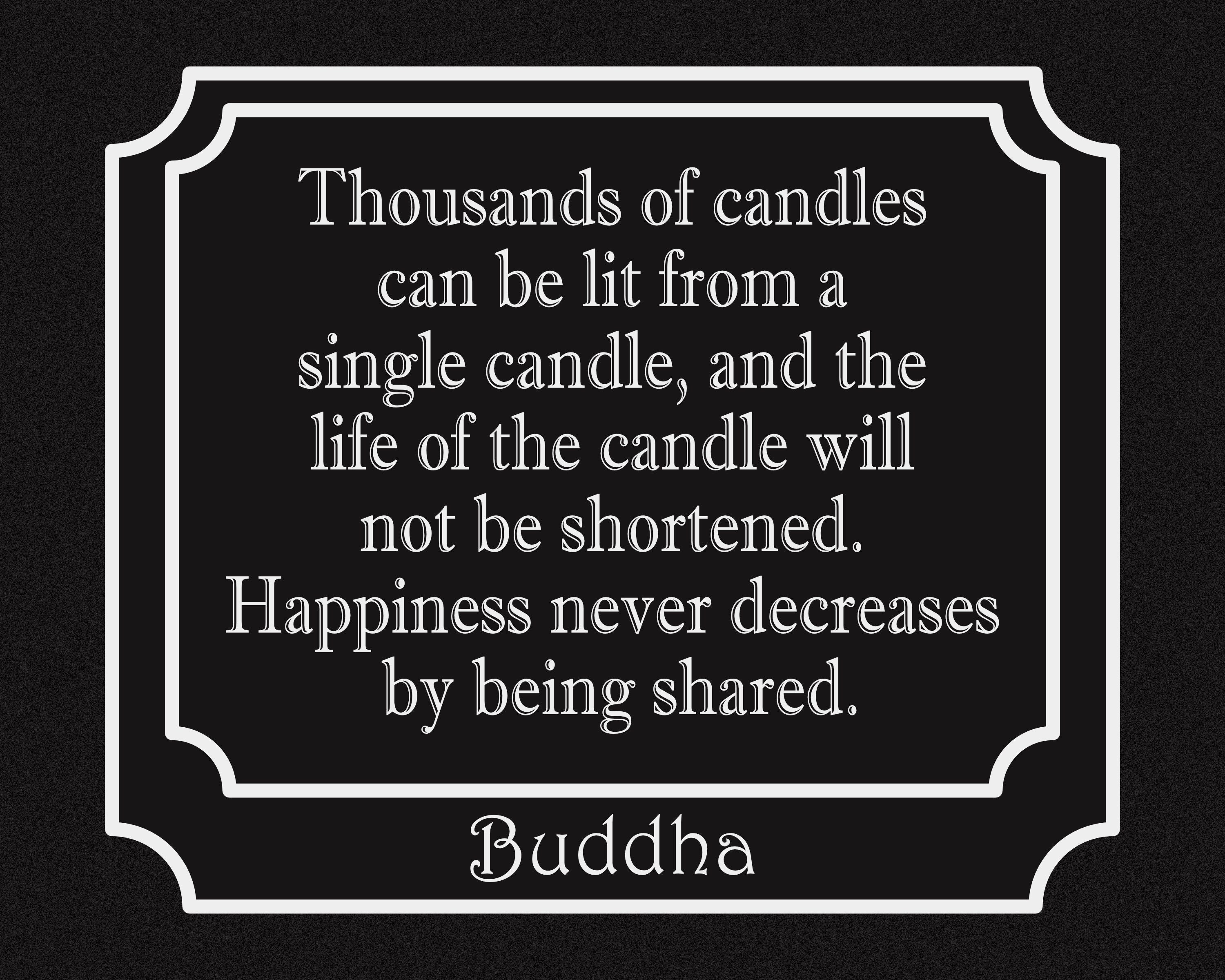 Thousands of Candles Buddha Quote Etsy