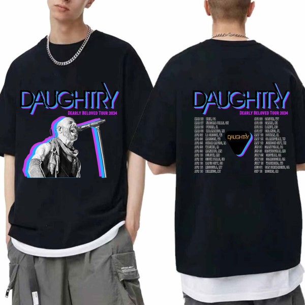 Chemise Daughtry Dearly Beloved Tour 2024, Chemise de concert Daughtry 2024, Cadeau de fan de fille, Dearly Beloved Tour Merch, Chemise de tournée musicale