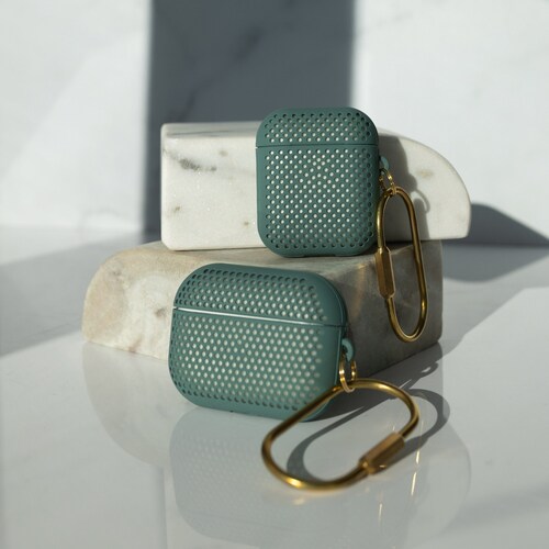 Mesh Matte Black Airpod Case Slim Protective Airpod Case With - Etsy