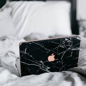Black Marble MacBook Case, Marble Macbook Air Case, Coque Macbook Air 13, Marble Case, Mac 12, Air 13, Pro 13 15, Retina, Touchbar