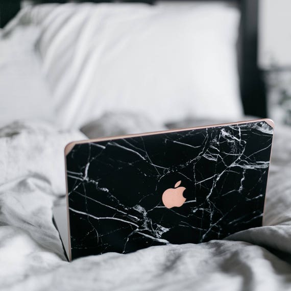 Black Marble MacBook Case, Marble MacBook Air Case, Coque MacBook
