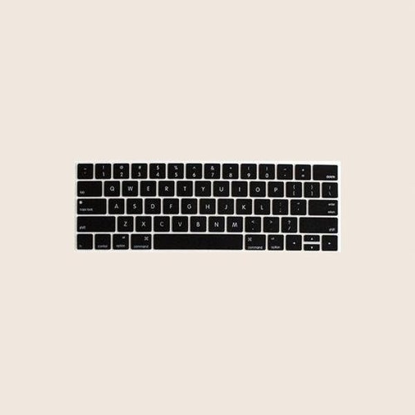 Black Silicone Keyboard Cover, Macbook Pro 13, Macbook Air Keyboard Cover, Macbook Pro 15, Case Tech Accessory, College Care Package