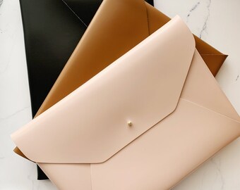 leather laptop envelope