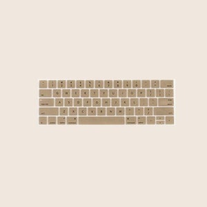 Gold Silicone Keyboard Cover, Tech Accessory, Macbook Pro Keyboard Sticker, Coque Macbook Air Keyboard Cover, Keyboard Cover