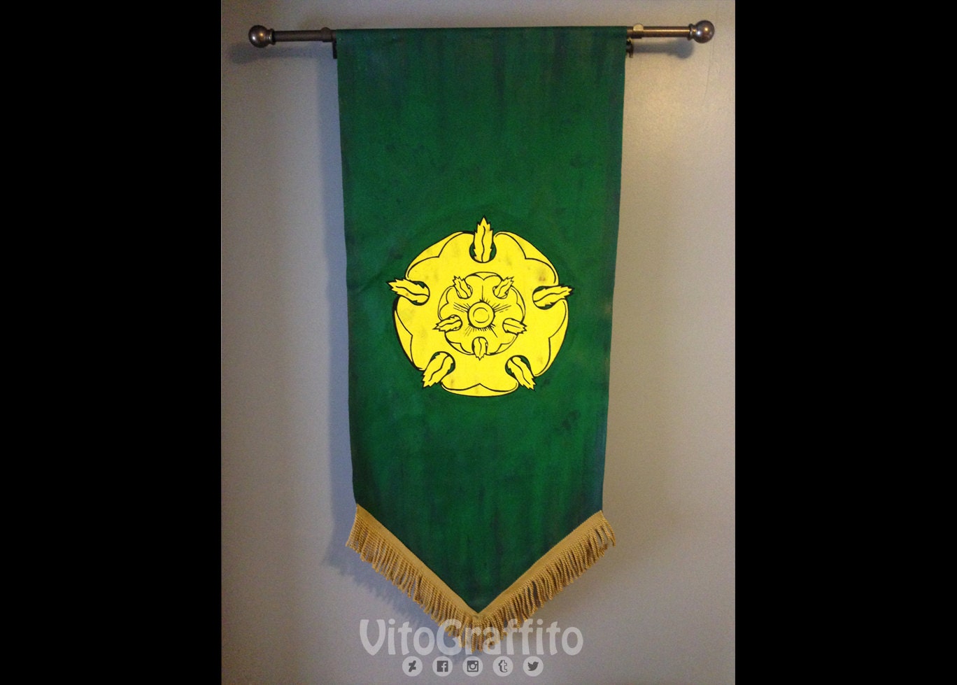 House Tyrell Sigil Banner Game of Thrones Etsy