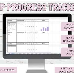 9 Weeks IEP Progress Tracker and Data Collection File