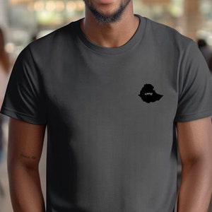 Ethiopian t-shirt, map of Ethiopia, Ethiopian dress, habesha gift for him her,Ethiopian style,Habesha art,Habesha fashion,Unisex Jersey Tee