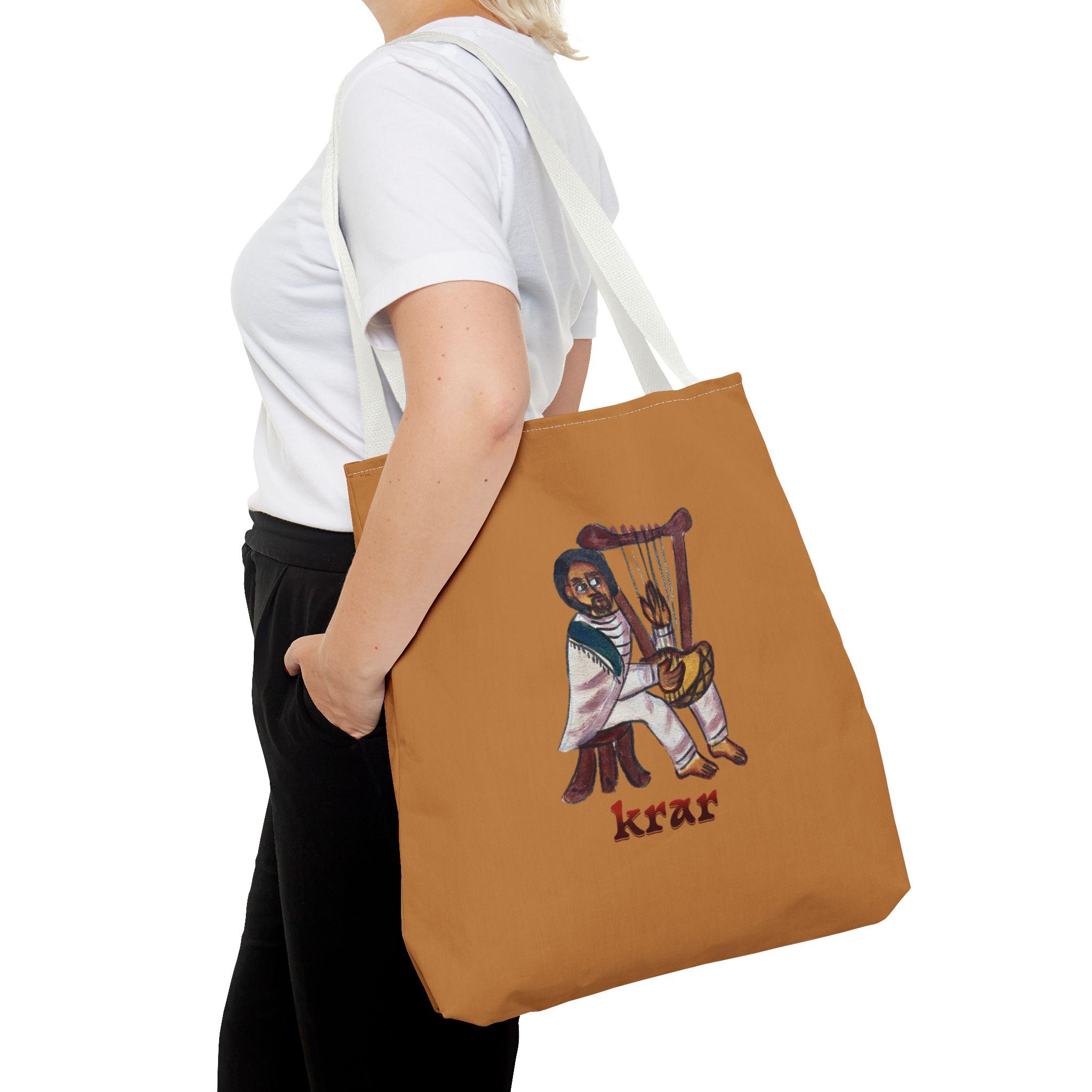 Traditional ethiopian grey bag