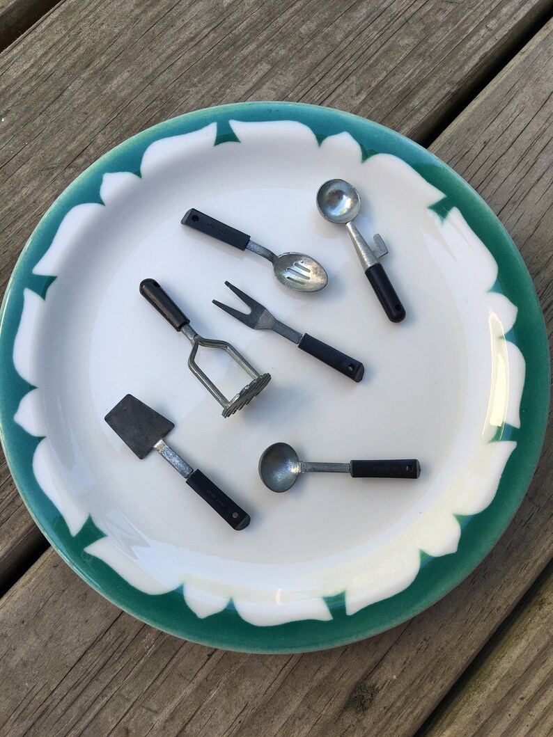 Vintage Miniature Kitchen Cooking Tools Utensils Hong Kong Etsy