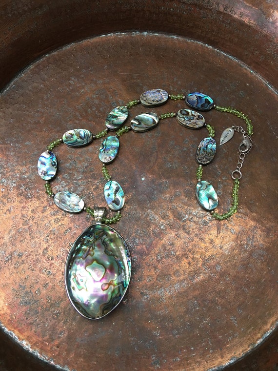 Abalone Shell Necklace, Coldwater Creek