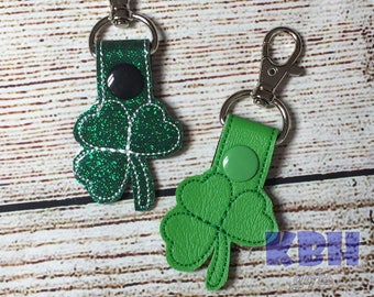 Shamrock St. Patrick's Day Bag Tag