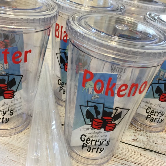 Pokeno Tumbler Cup / Poker Tumbler Cup Etsy