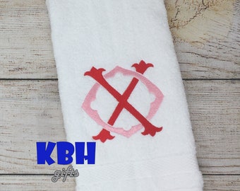 SHIPS FAST!!! Valentine's Day Hand Towel